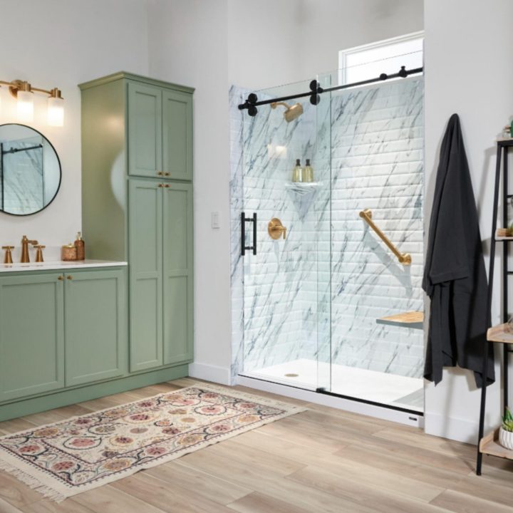 Puebloslidingglassshowerdoors Full Bathroom Renovations